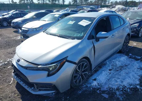 2020 Toyota Corolla Se z USA, uszkodzony, nr VIN 5YFS4RCE2LP029356
